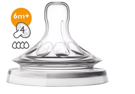 Philips AVENT Natural Baby Bottle Nipple, Fast Flow .